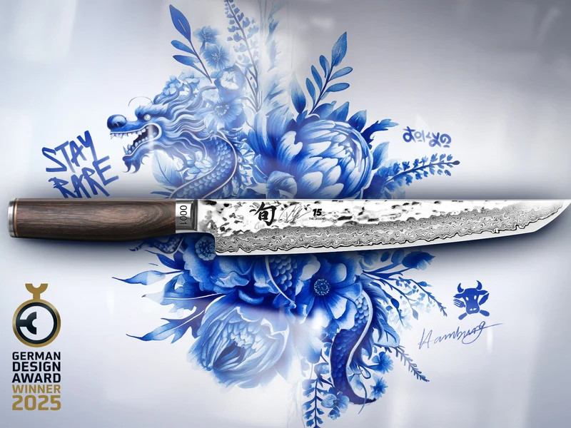 KAI Shun Premier Tim Mälzer Tanto Messer 25cm
