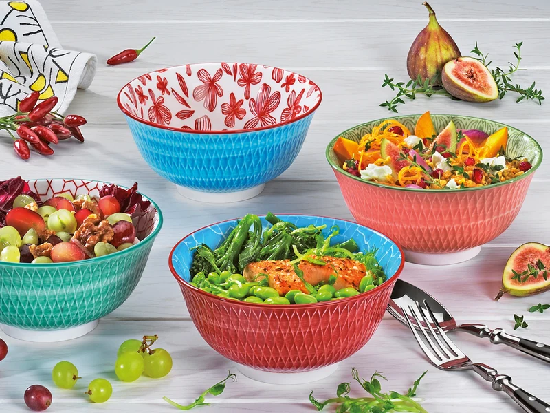 cilio AMICI Bowl Rauten rosa 15,5 cm