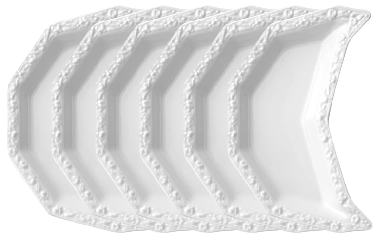 Rosenthal Maria Weiss Anschlussteller 19 x 8,5 cm Set6