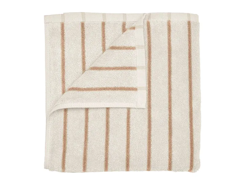 Blomus ARTO Handtuch moonbeam/amber brown 50x100cm