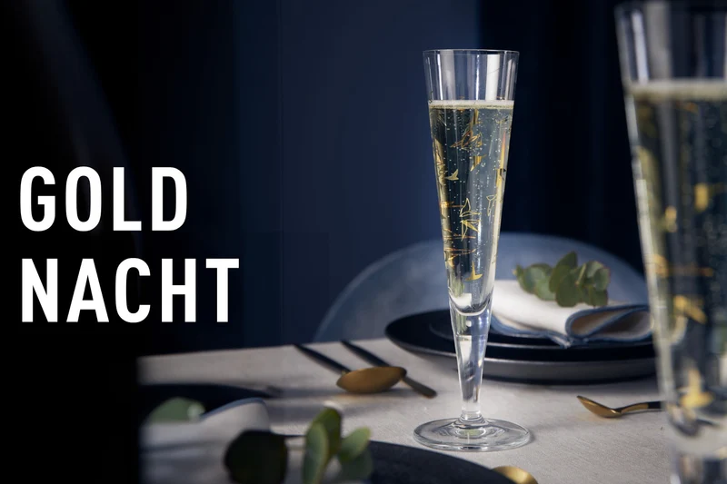 RITZENHOFF Goldnacht Champagnerglas (C. Kordes) H24 #44