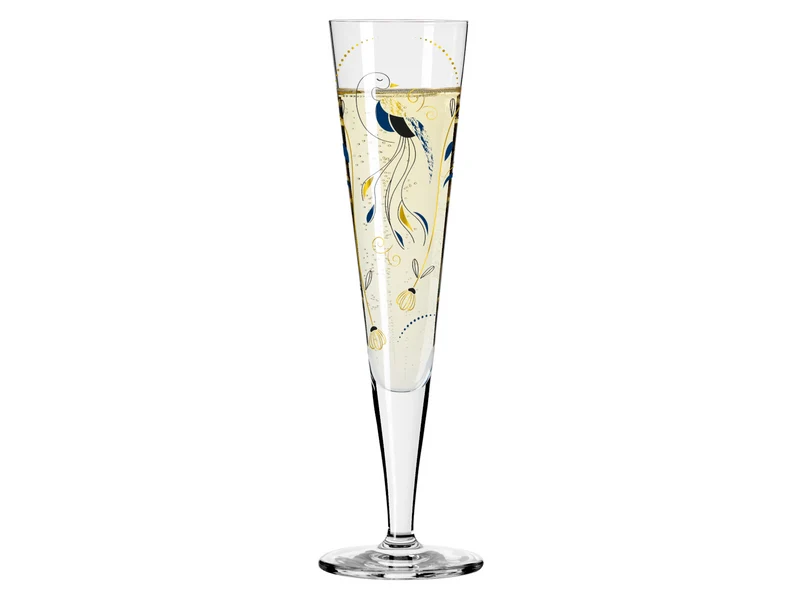 RITZENHOFF Goldnacht Champagnerglas (C. Kordes) H24 #43