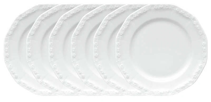 Rosenthal Maria Weiss Brotteller 17 cm Set6