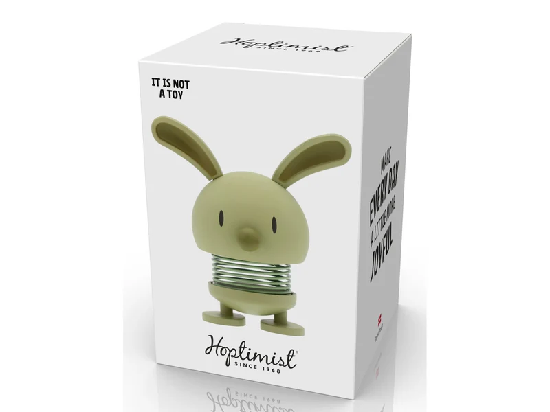 Hoptimist Soft Bunny S Olive 6,8cm