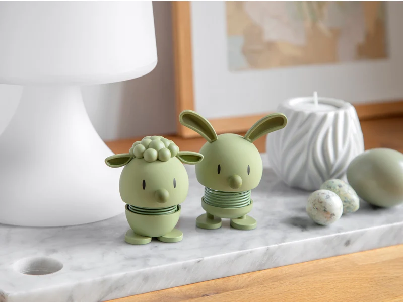 Hoptimist Soft Bunny S Olive 6,8cm