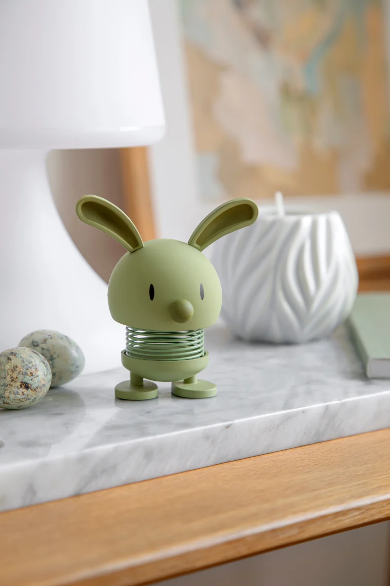 Hoptimist Soft Bunny S Olive 6,8cm