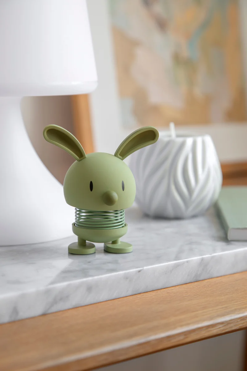 Hoptimist Soft Bunny S Olive 6,8cm