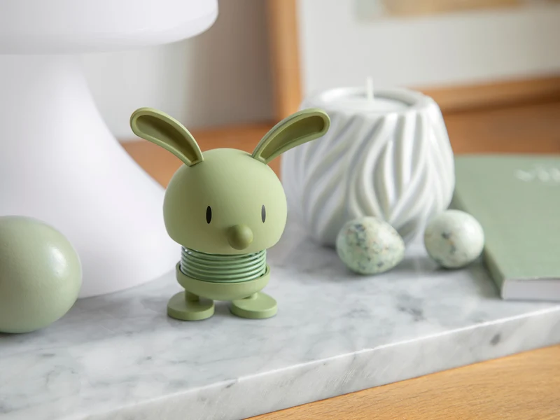 Hoptimist Soft Bunny S Olive 6,8cm