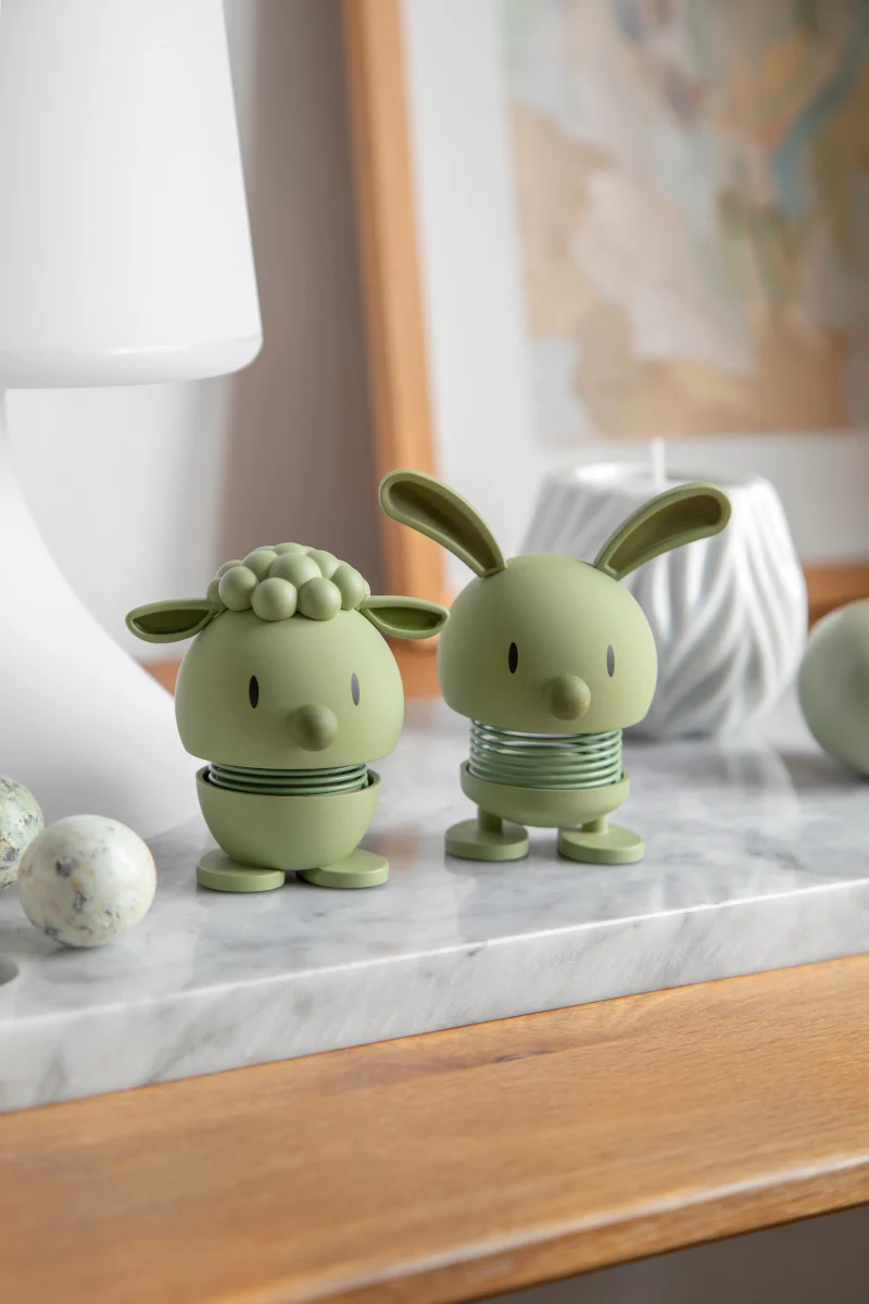 Hoptimist Soft Bunny S Olive 6,8cm