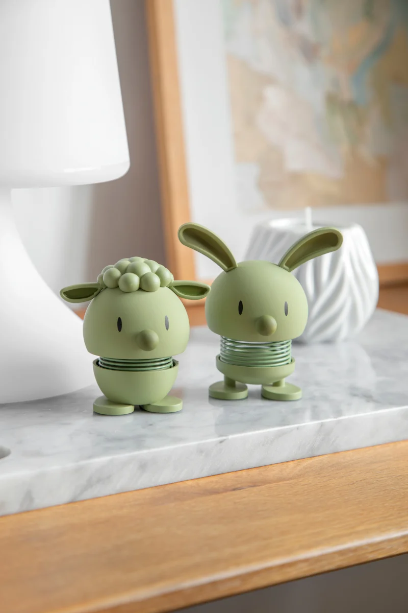 Hoptimist Soft Bunny S Olive 6,8cm