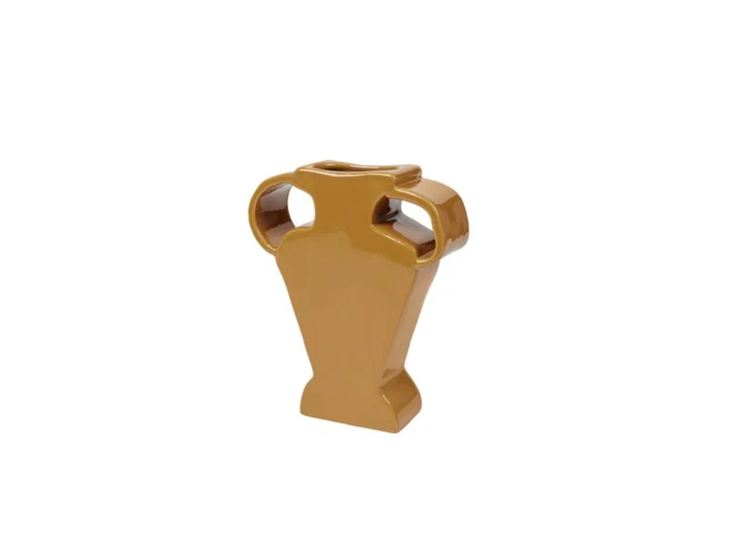 Broste Copenhagen Etta Vase Cinnamon Sand 24x8x30cm