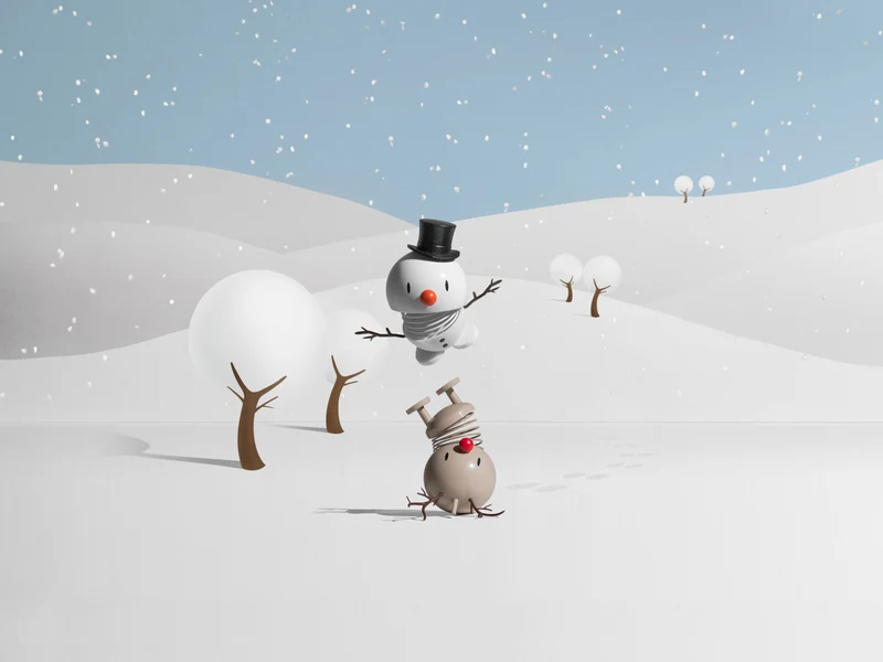 Hoptimist Bumble S latte Reindeer 7,2cm