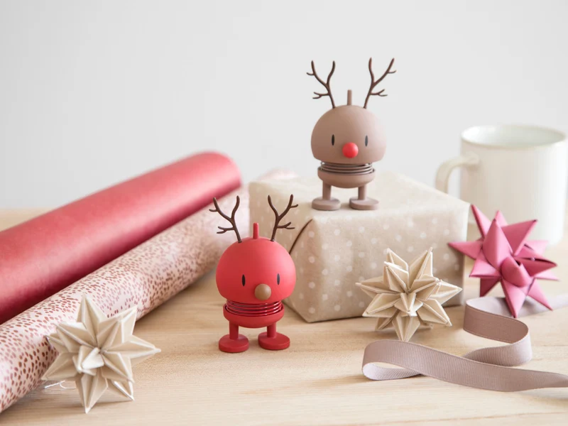 Hoptimist Soft Bumble S berry Reindeer 7,2cm