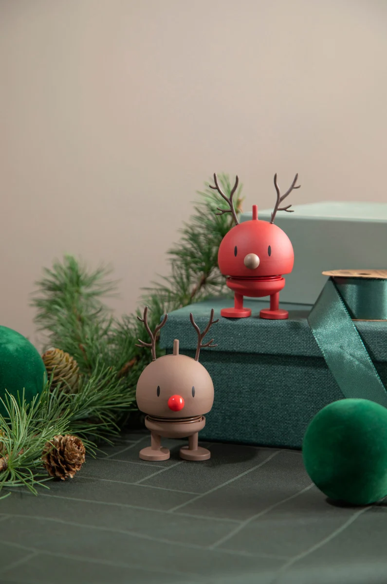 Hoptimist Soft Bumble S berry Reindeer 7,2cm