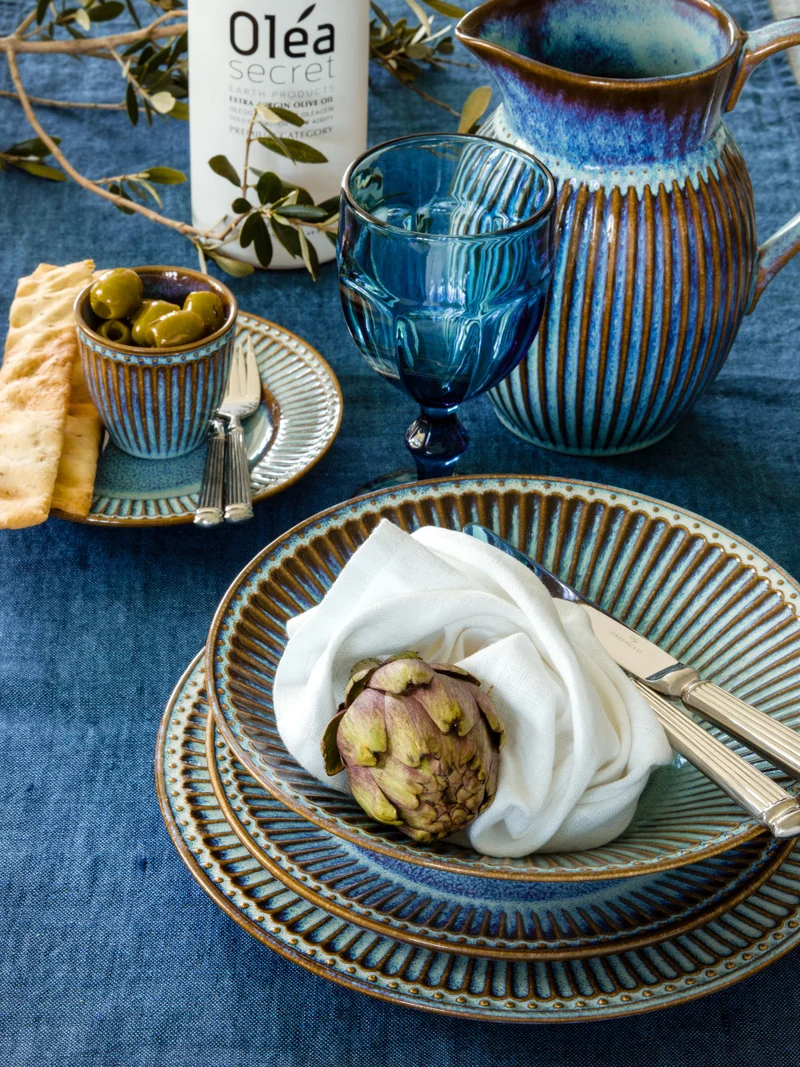 Greengate Alice Zuckerdose oyster blue 10cm