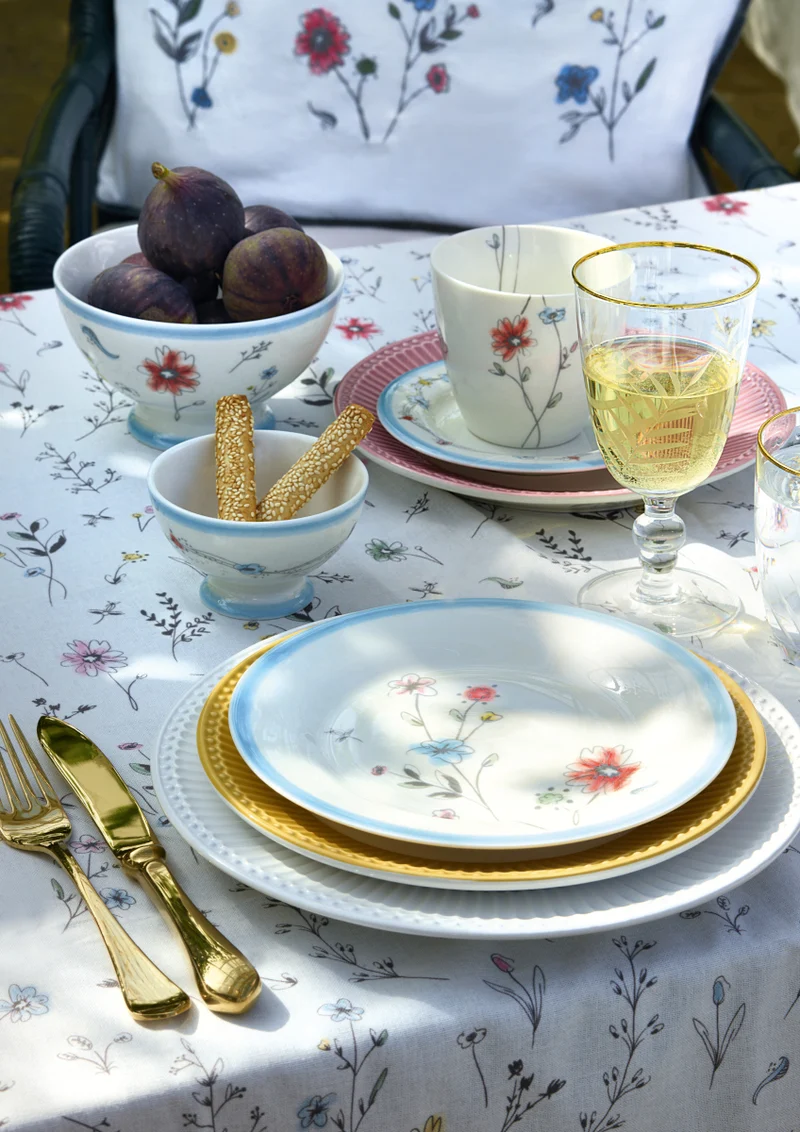 Greengate Narina Brotteller pale pink 15cm