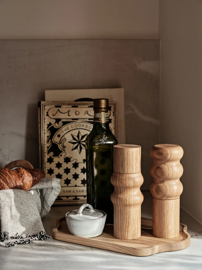 Broste Copenhagen EDGAR Tablett S Natur 23cm