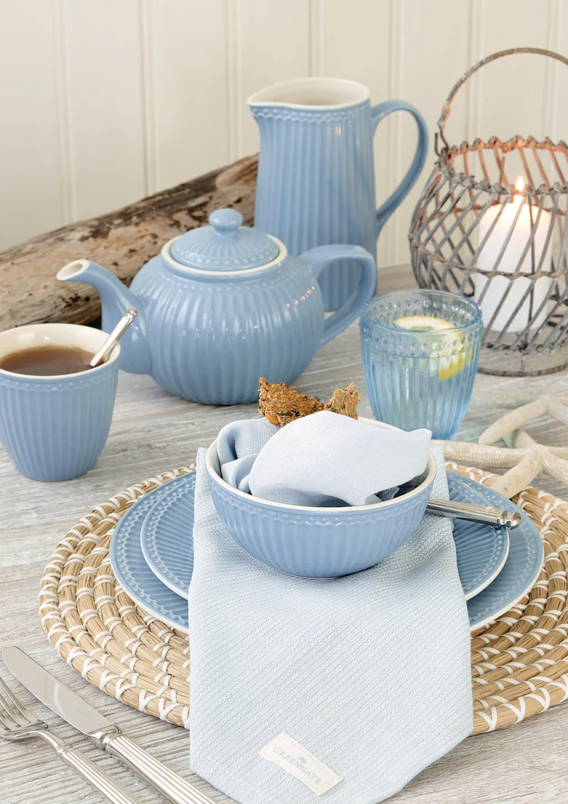 Greengate Alice Frühstücksteller klein sky blue 17,5cm