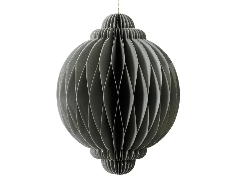 Decoris Zwiebel grau 20cm