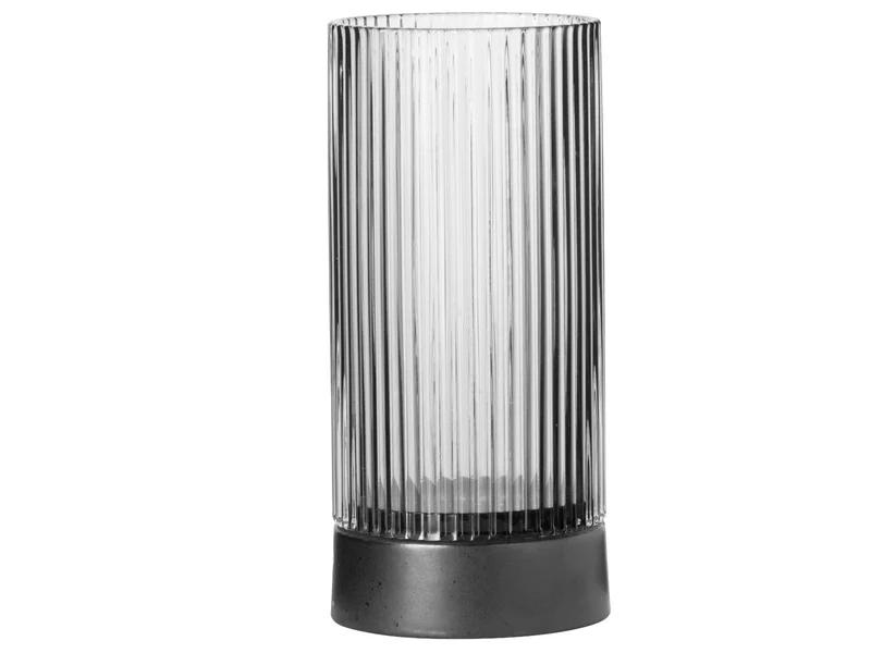 ASA Selection Juna Windlicht mit Porzellanfuß clear 17,8cm