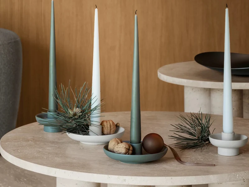 Blomus VELA Kerzenhalter agave green S 9cm