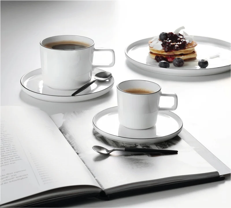 ASA Selection à table oco ligne noire Kaffeetasse m Untere 0,2l Set6