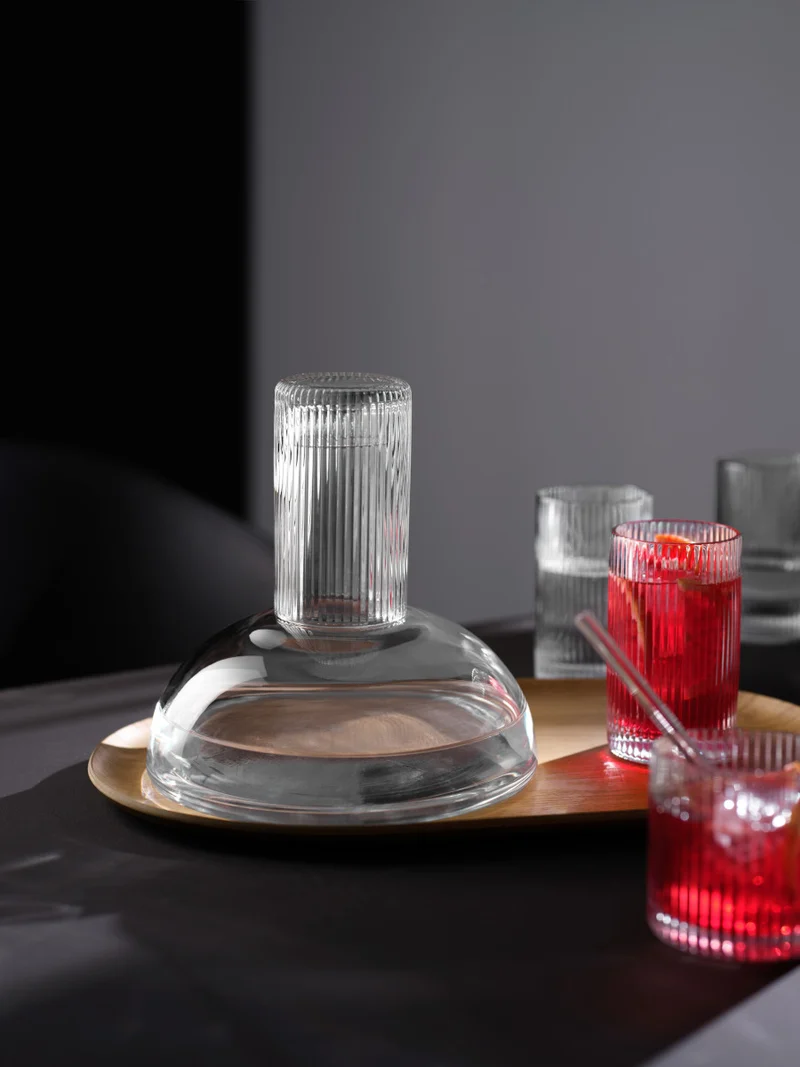 ASA Selection Juna Karaffe mit Trinkglas clear 1,3l