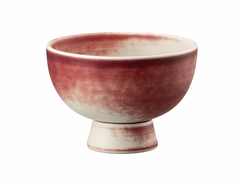 Rosenthal Bloom Scarlet Schale auf Fuß 9cm