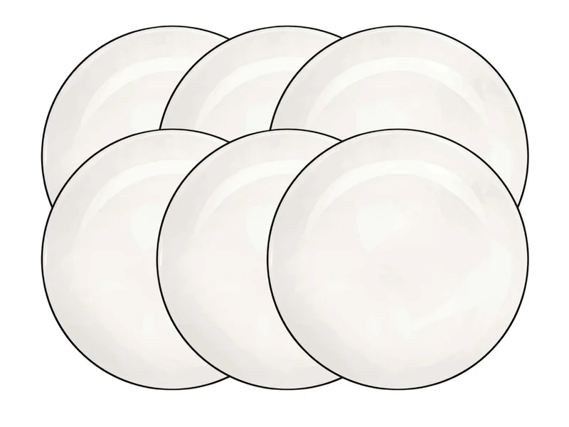 ASA Selection à table ligne noire Dessertteller 21cm Set6