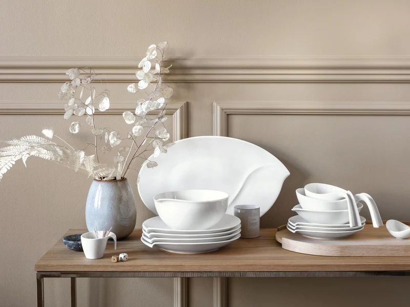 ASA Selection à table ligne noire Pasta-/Suppenteller 22cm Set6