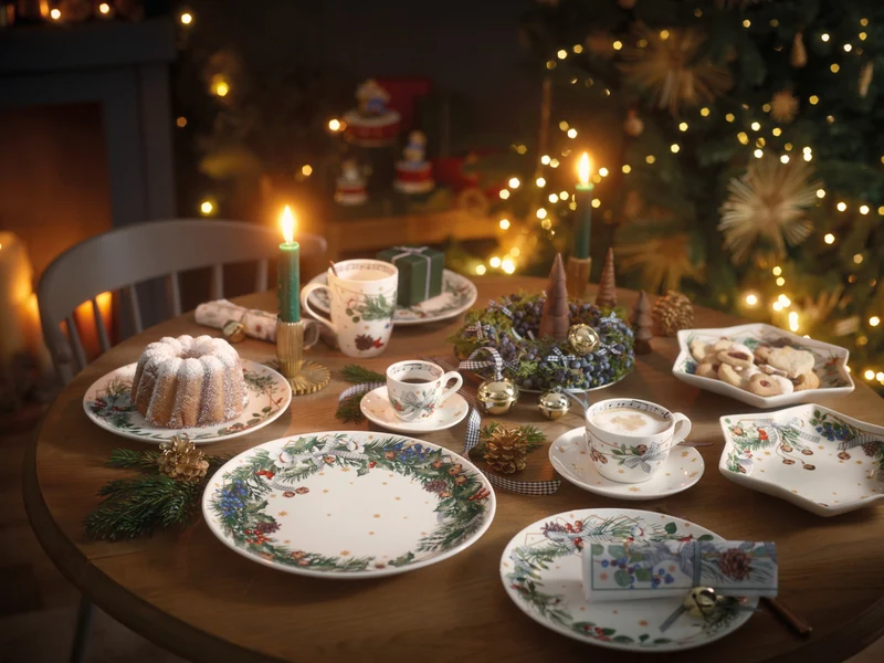 Hutschenreuther Sammelkollektion 2024 Weihnachtsleuchten Sternschale 34cm