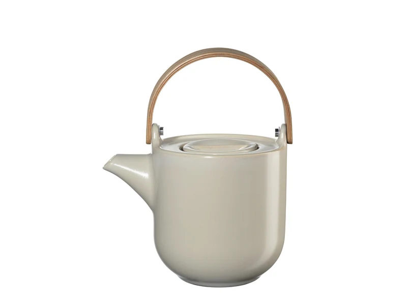 ASA Selection COPPA Teekanne mit hellem Holzgriff tofu 0,6l