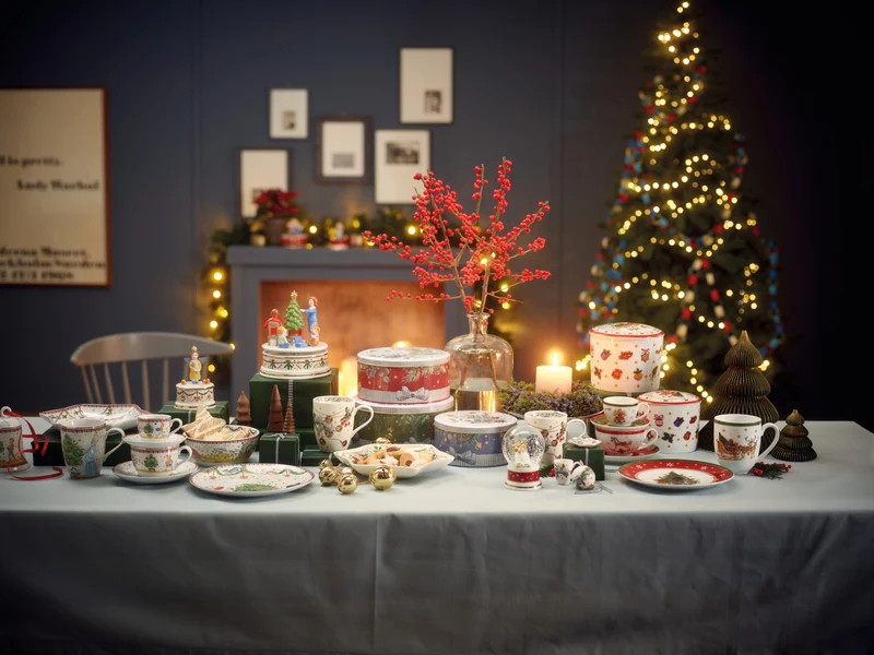 Hutschenreuther Sammelkollektion 2024 Weihnachtsleuchten Plätzchenteller 28cm