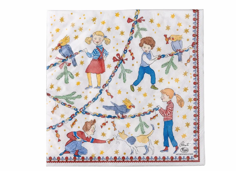 Hutschenreuther Sammelkollektion 2024 Weihnachtsleuchten Servietten 33x33cm