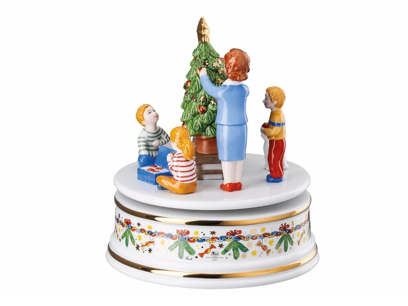 Hutschenreuther Sammelkollektion 2024 Weihnachtsleuchten Spieluhr groß