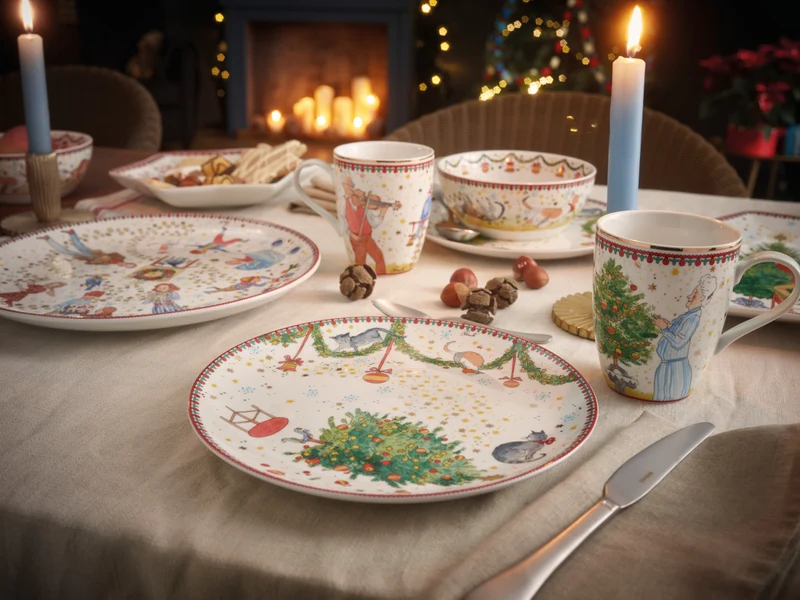 Hutschenreuther Sammelkollektion 2024 Weihnachtsleuchten Teller flach 22cm