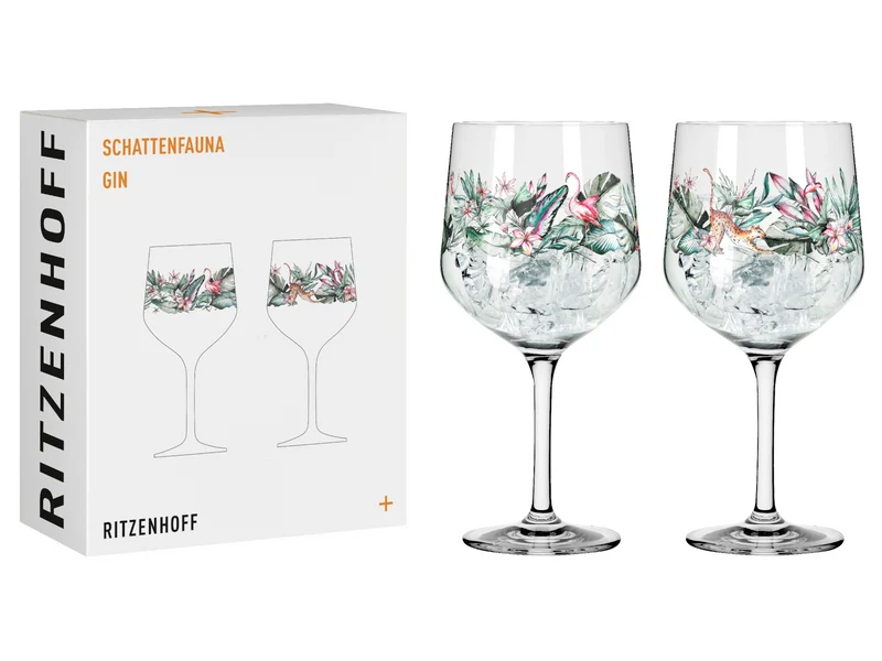 RITZENHOFF Schattenfauna Gin Kelch 2er Set H24 #5 #6