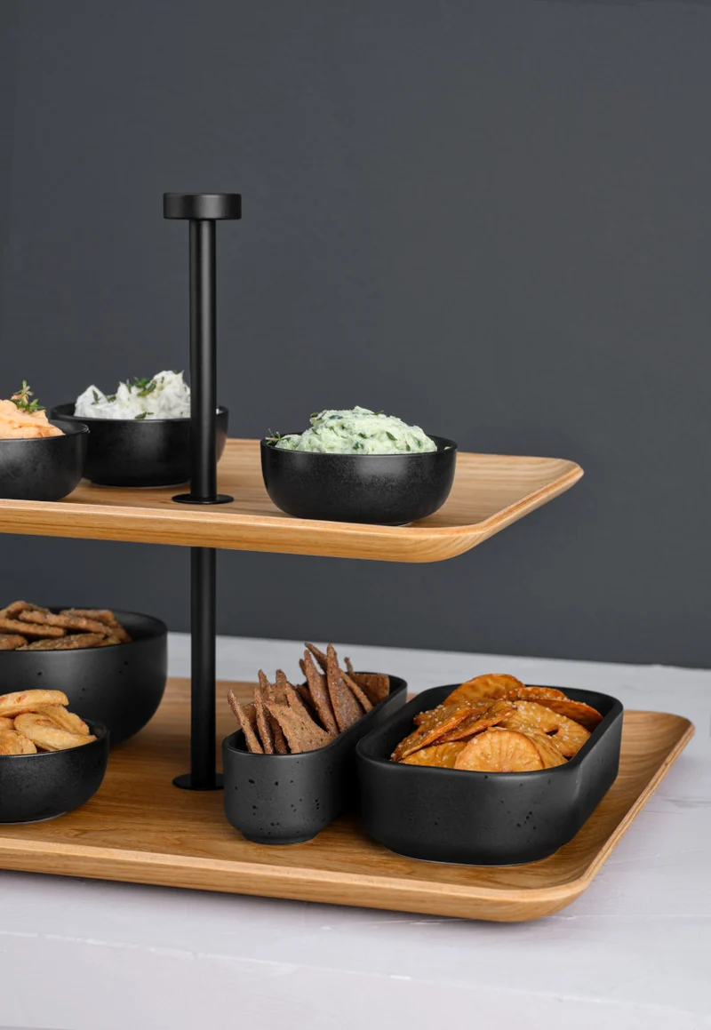 ASA Selection wood Etagere 2-stufig rechteckig