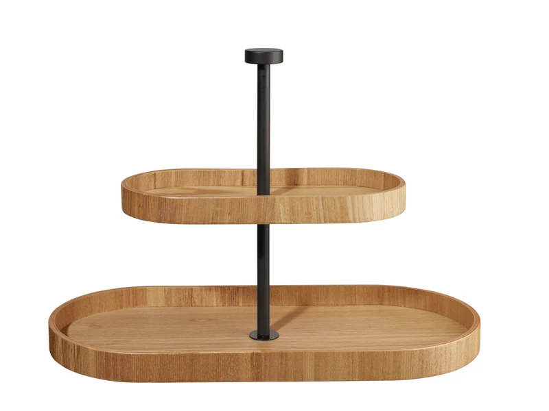 ASA Selection wood Etagere 2-stufig oval