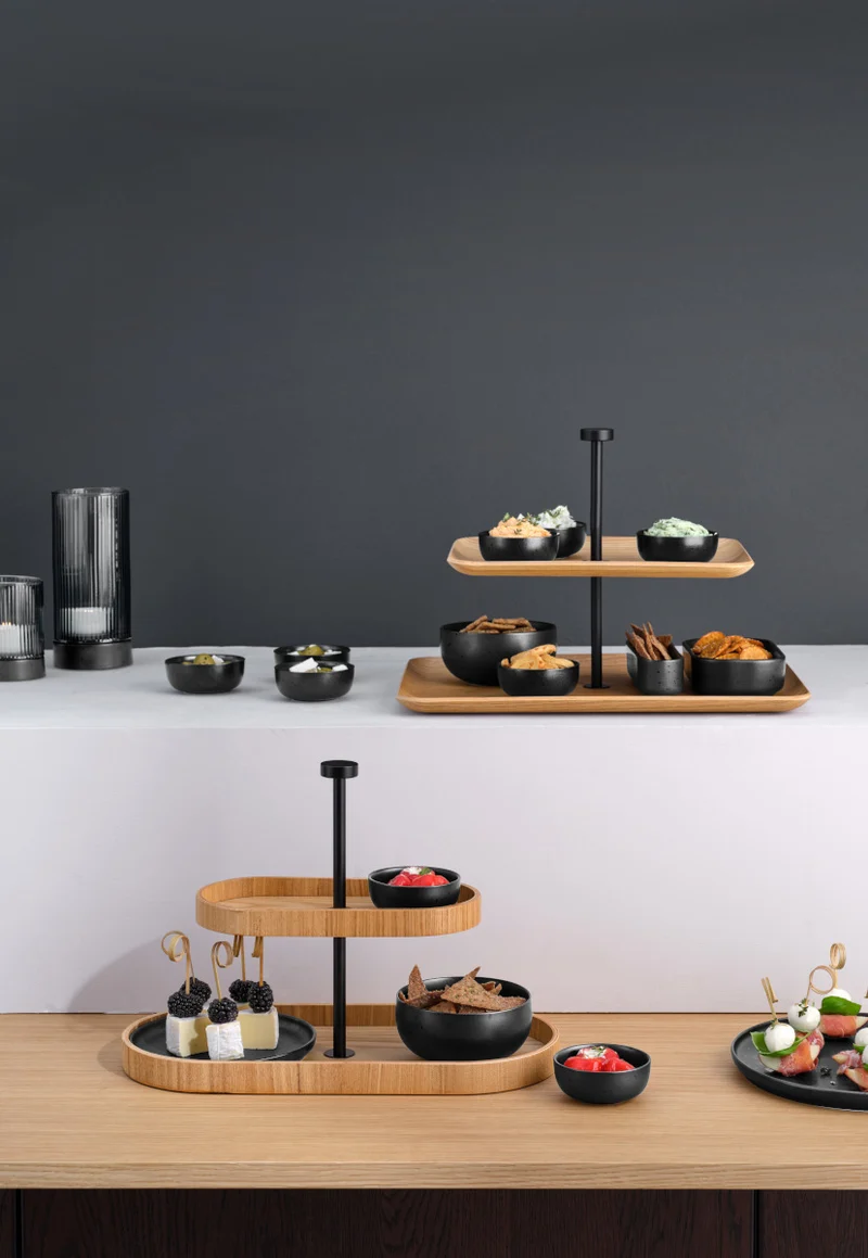 ASA Selection wood Etagere 2-stufig oval