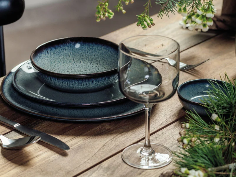 like. by Villeroy & Boch Lave gris Frühstücksset 18tlg