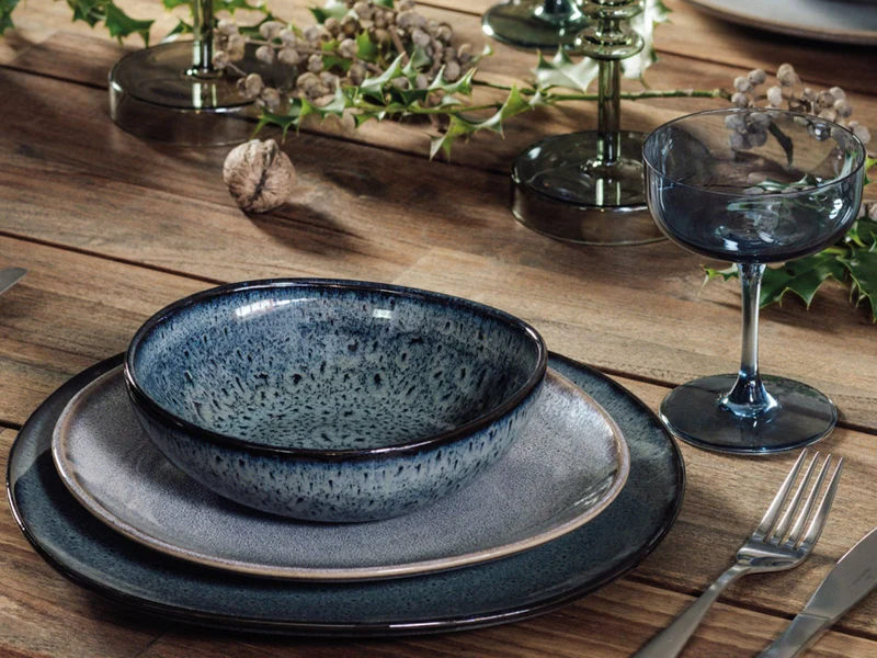 like. by Villeroy & Boch Lave gris Frühstücksset 18tlg