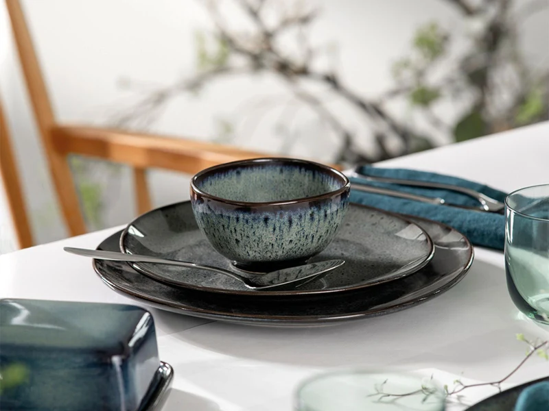 like. by Villeroy & Boch Lave gris Frühstücksset 12tlg