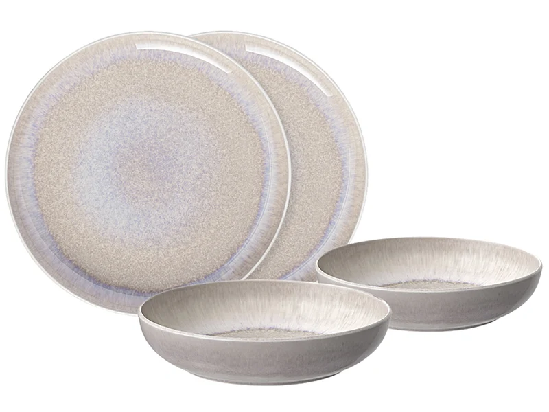 like. by Villeroy & Boch Perlemor Sand Tafelset 4tlg