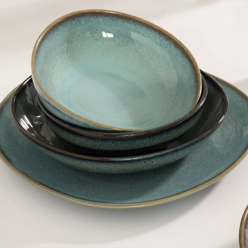 like. by Villeroy & Boch Lave glace Tafelset 4tlg