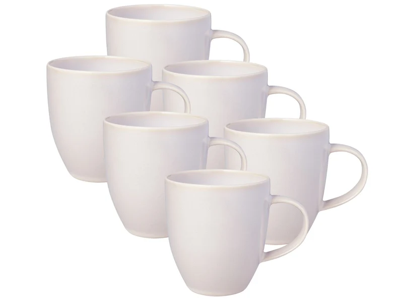 like. by Villeroy & Boch Crafted Cotton Becher mit Henkel 0,35l Set6