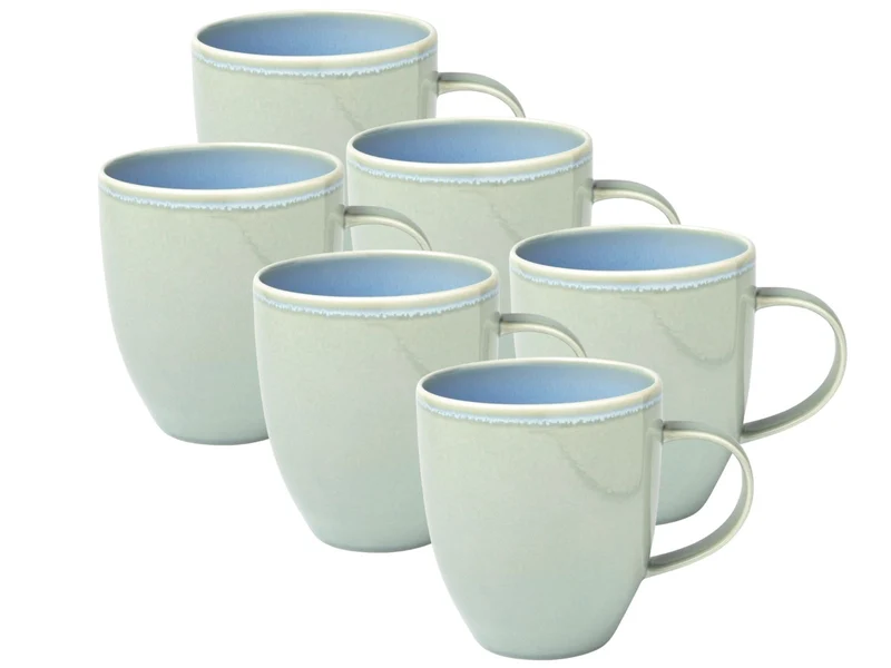 like. by Villeroy & Boch Crafted Blueberry Becher mit Henkel 0,35l Set6