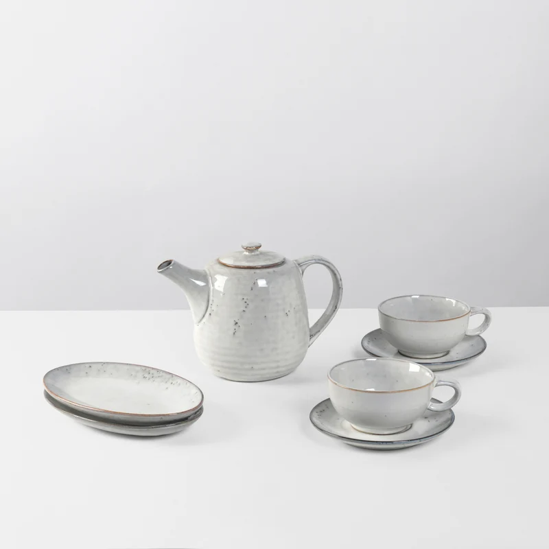 Broste Copenhagen Nordic Sand Teeset für Zwei