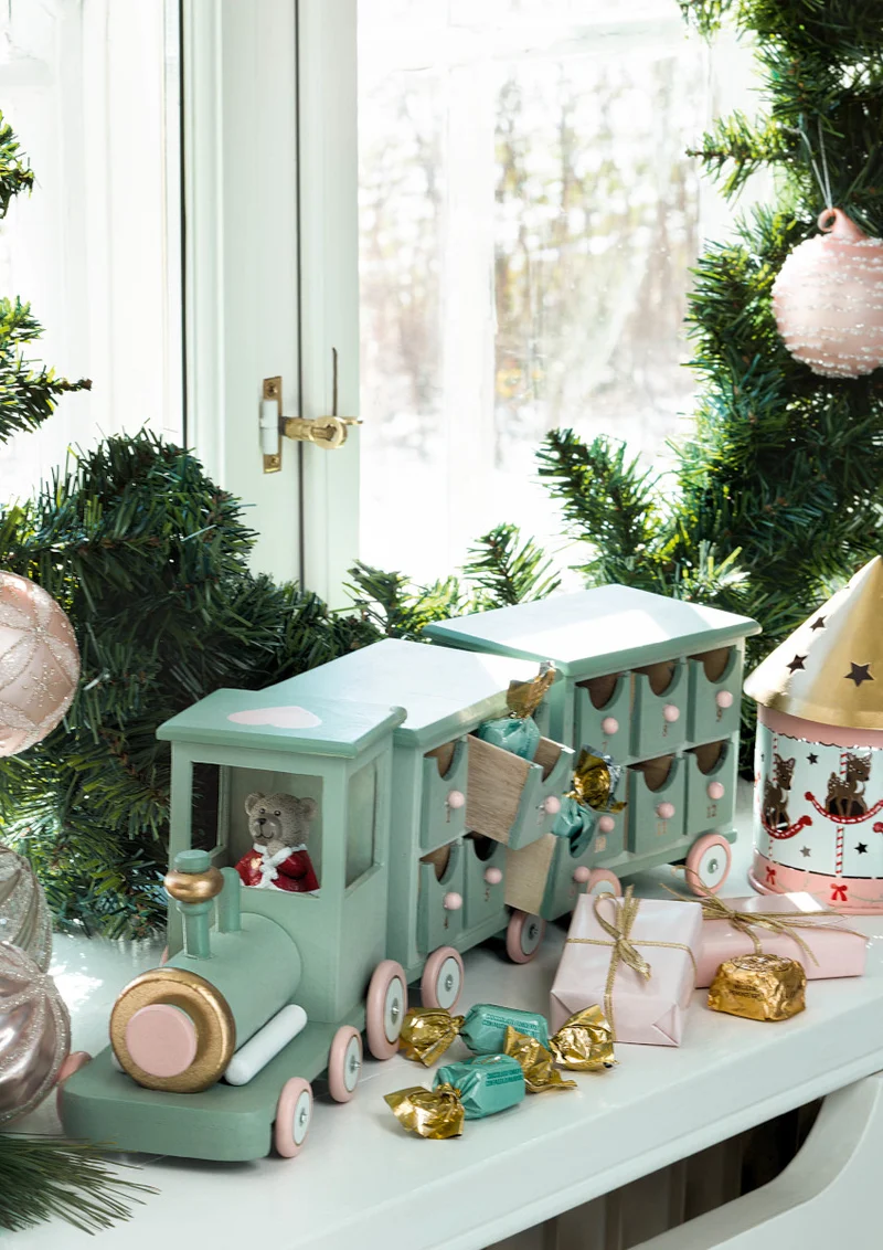 Greengate Xmas letter Fussmatte white 40x60cm