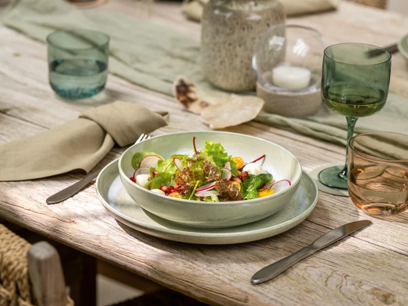 like. by Villeroy & Boch Perlemor Alga Pastaschale 22cm Set6